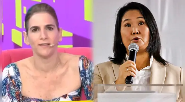 Gigi Mitre le pide a Keiko Fujimori que no postule por cuarta vez a la presidencia del Perú. Foto: composición/captura Amor y fuego/AFP