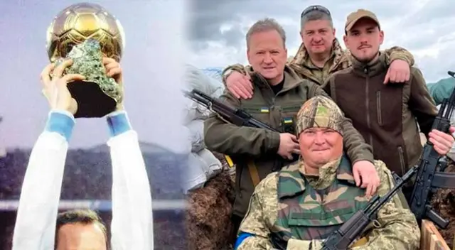 Consiguió ganar el Balón de Oro, pero ahora está peleando en la Guerra