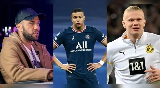 ¿Mbappé o Haaland? Dani Alves eligió a quién prefiere para el Barcelona ¿Mbappé o Haaland? Dani Alves eligió a quién prefiere para el Barcelona