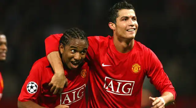 Anderson jugó con Cristiano Ronaldo. Anderson jugó con Cristiano Ronaldo.