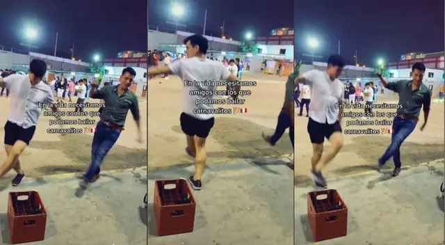 Jóvenes causan sensación tras bailar al ritmo de carnavales ayacuchanos - VIDEO Jóvenes causan sensación tras bailar al ritmo de carnavales ayacuchanos - VIDEO