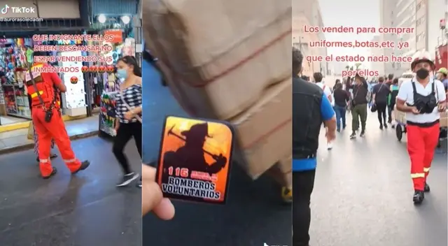 Ciudadana se indigna al ver que bomberos deben vender productos para comprarse botas