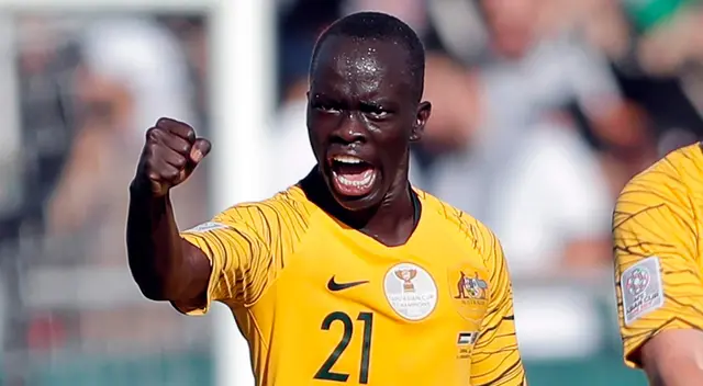 Awer Mabil es una de las figuras de la Selección de Australia Awer Mabil es una de las figuras de la Selección de Australia