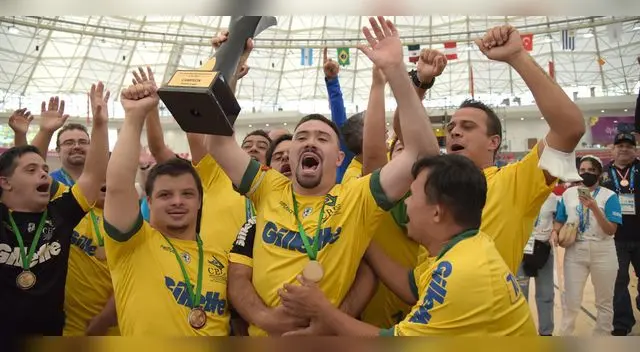 Brasil conquista el Mundial de Futsal Down realizado en nuestro país Brasil conquista el Mundial de Futsal Down realizado en nuestro país