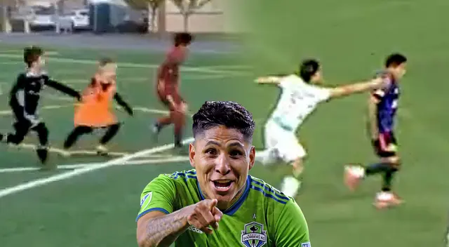 Hijo de Raúl Ruidíaz anota similiar gol al de su padre Hijo de Raúl Ruidíaz anota similiar gol al de su padre