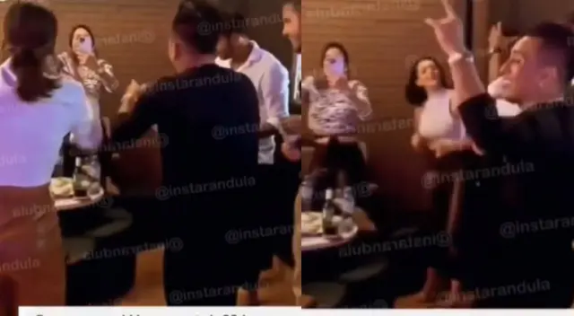 Christian Cueva e Ivana Yturbe bailan el 'Cervecero' en discoteca en Trujillo
