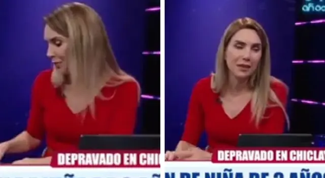 Juliana Oxenford llora en vivo tras conocer el caso de la niña que fue ultrajada en Chiclayo