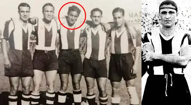 Lolo Fernández con la camiseta de Alianza Lima en 1935. Lolo Fernández con la camiseta de Alianza Lima en 1935.