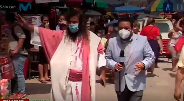 'Cristo Cholo' sumó otro año en el que no podrá escenificar el vía crucis. 'Cristo Cholo' sumó otro año en el que no podrá escenificar el vía crucis.