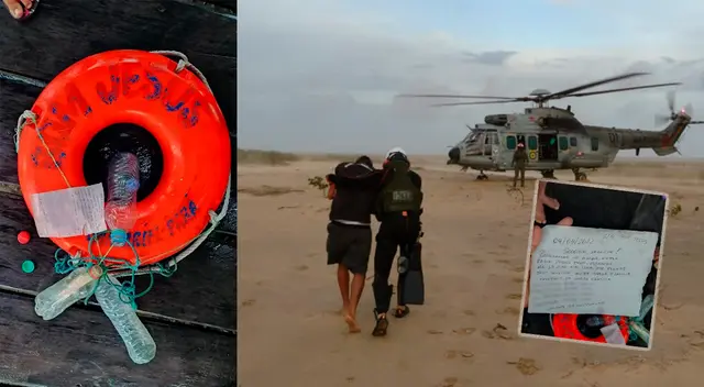 Náufragos permanecieron 17 días en una deshabitada isla de Brasil.