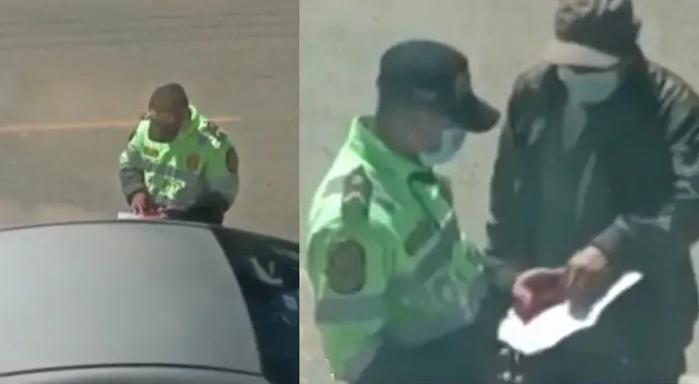 Huancayo Policía es detenido por recibir coima de 6 soles Huancayo Policía es detenido por recibir coima de 6 soles