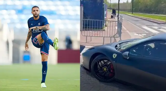 Jugador del PSG llega tarde al entrenamiento en su Ferrari y su video se volvió viral Jugador del PSG llega tarde al entrenamiento en su Ferrari y su video se volvió viral