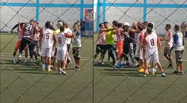 'Chiquito' Flores fue agredido en un campeonato de barrio y su reacción es viral - VIDEO 'Chiquito' Flores fue agredido en un campeonato de barrio y su reacción es viral - VIDEO