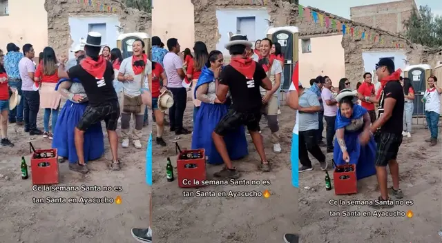 Ciudadanos disfrutan semana santa sacando los 'pasos prohibidos' en Ayacucho - VIDEO Ciudadanos disfrutan semana santa sacando los 'pasos prohibidos' en Ayacucho - VIDEO