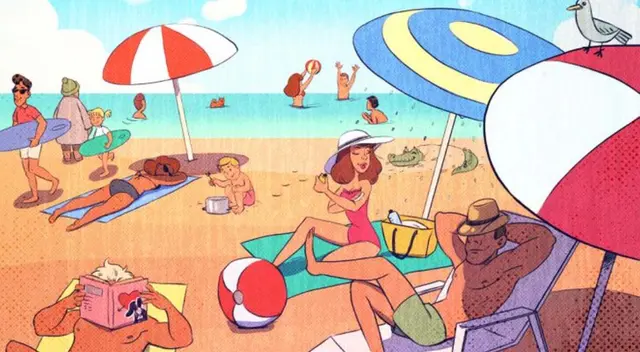 Halla los 5 los errores que hay en la playa, solo el 5% superó este acertijo visual Halla los 5 los errores que hay en la playa, solo el 5% superó este acertijo visual