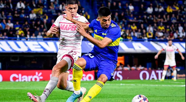 Boca Juniors empató 1-1 con Lanús en La Bombonera.