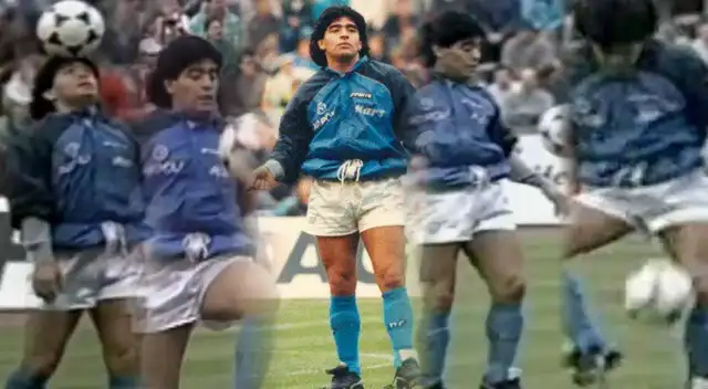 Diego Maradona y su mítico calentamiento con Live is Life
