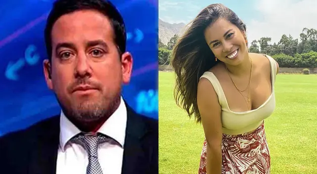 Óscar del Portal fue ampayado junto a Fiorella Méndez.