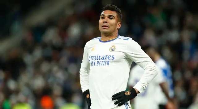 Casemiro no jugaría ante Manchester City por la Champions League