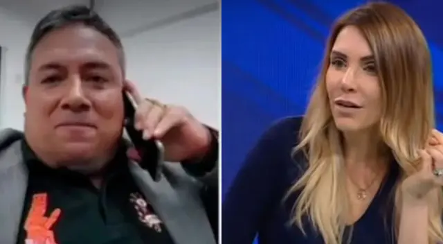 Juliana Oxenford se incomoda con alcalde de Moche por declararse en vivo