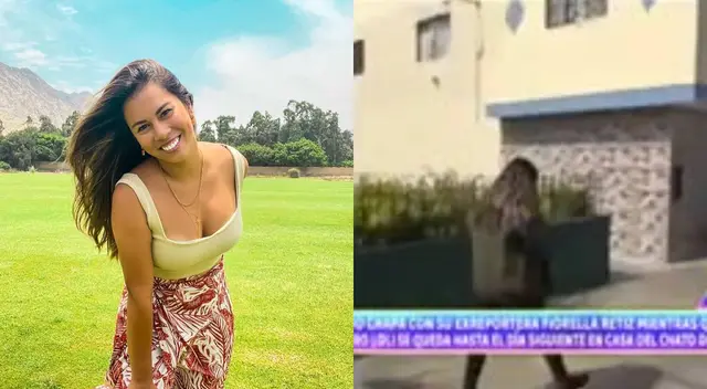 Fiorella Méndez niega ante cámaras que pasó la noche con Óscar del Portal