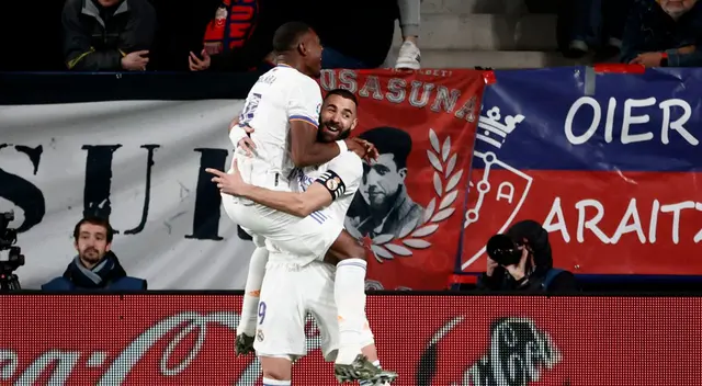 Real Madrid se impuso ante Osasuna en Pamplona por LaLiga