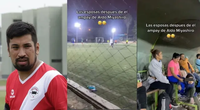 Mujeres acompañan a sus parejas a una pichanga tras 'ampay' de Aldo Miyashiro - VIDEO Mujeres acompañan a sus parejas a una pichanga tras 'ampay' de Aldo Miyashiro - VIDEO