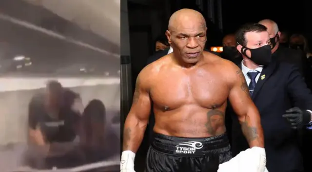 Mike Tyson protagonizó violencia en un avión. Mike Tyson protagonizó violencia en un avión.