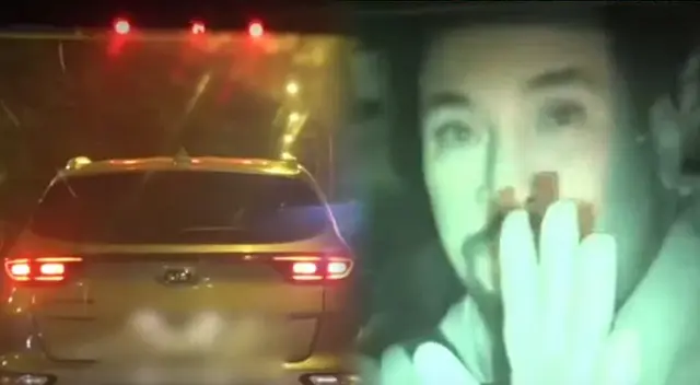 Aldo Miyashiro fue intervenido por la policía por pasarse el semáforo rojo - VIDEO Aldo Miyashiro fue intervenido por la policía por pasarse el semáforo rojo - VIDEO