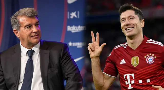 Laporta señaló que Lewandowski tiene altas chances de llegar a Barcelona