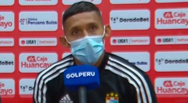 Christofer Gonzales entró el segundo tiempo y ayudó a Cristal a ganar el partido.