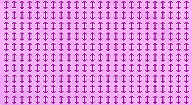 Encuentra la flecha diferente en solo 7 segundos ¿Lo lograrás?