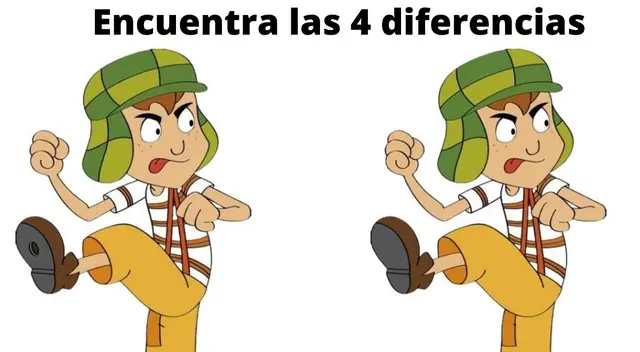 ¿Eres fanático de El Chavo del 8? Encuentra las 4 diferencias en este reto visual ¿Eres fanático de El Chavo del 8? Encuentra las 4 diferencias en este reto visual