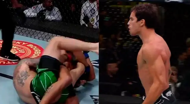 Claudio Puelles hace historia en la UFC