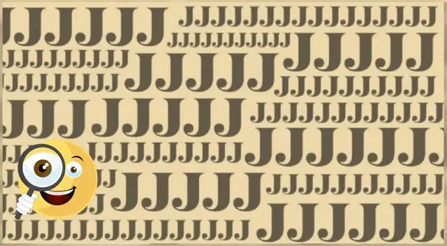 Encuentra la letra "L" y comprueba que tienes vista de "hálcón". ¿Crees poder desarrollar este reto en solo 2 segundos?