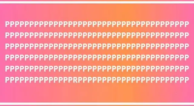 ¿Logras ver la letra 'R'? atrévete a resolver el acertijo que solo el 5% lo logró