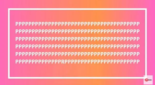 ¿Dónde está la letra 'R'? encuéntrala en 10 segundos