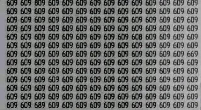 ¿Podrás hallar el número número '209'? Anímate a resolver este reto visual ¿Podrás hallar el número número '209'? Anímate a resolver este reto visual