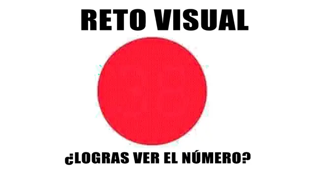 ¿Qué número logras ver en la siguiente imagen en tempo récord? ¿Qué número logras ver en la siguiente imagen en tempo récord?