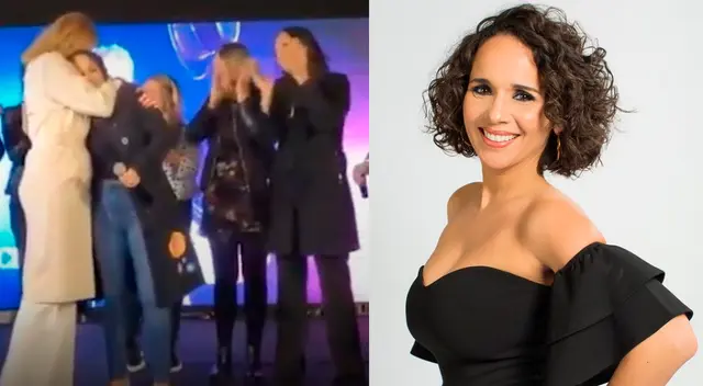 Érika Villobos se presentó en un evento y se animó a cantar. Érika Villobos se presentó en un evento y se animó a cantar.