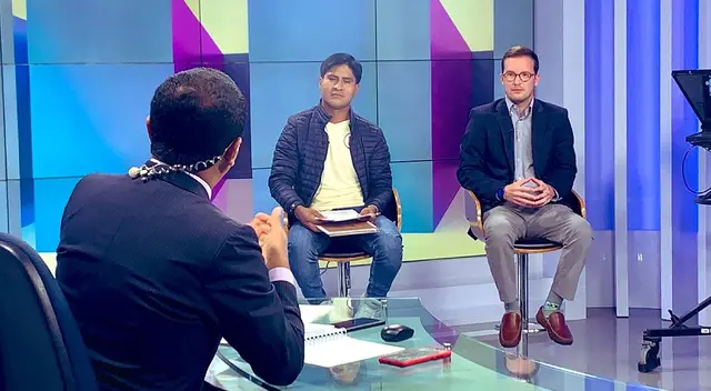 Congresista Wilson Soto sorprende al presentarse en canal N con camiseta de la 'U'