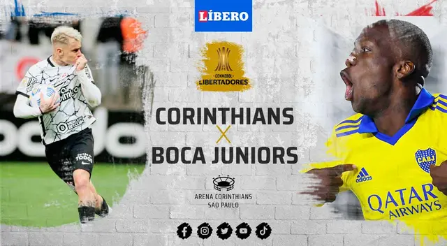 Corinthians vs. Boca Juniors EN VIVO vía FOX Sports se medirán por Copa Libertadores