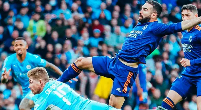 Real Madrid tendrá que enfrentarse a Manchester City en la semifinal vuelta. Real Madrid tendrá que enfrentarse a Manchester City en la semifinal vuelta.