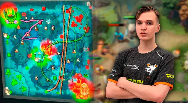 Pure de Virtus.Pro fue criticado por dibujar símbolo a favor de la guerra