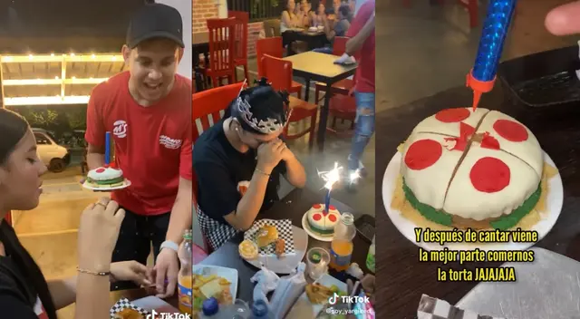 Tiktok: Joven quiere una torta gratis y miente que es el cumpleaños de su novia. Tiktok: Joven quiere una torta gratis y miente que es el cumpleaños de su novia.