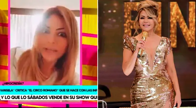 Gisela refiere a atención sobre los 'ampays' de Miyashiro y Del Portal como 'circos romanos' Gisela refiere a atención sobre los 'ampays' de Miyashiro y Del Portal como 'circos romanos'