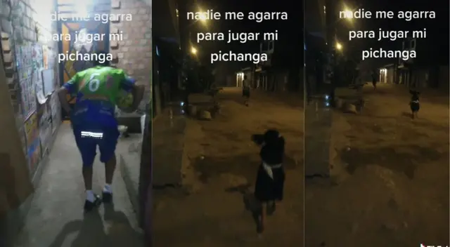 Hombre se escapa de casa para ir a una 'pichanga' y reacción de su hija es viral - VIDEO Hombre se escapa de casa para ir a una 'pichanga' y reacción de su hija es viral - VIDEO