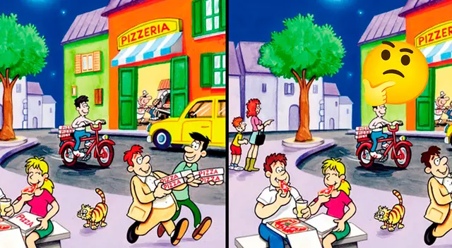 Reto visual: halla las 5 diferencias en 10 segundos. Reto visual: halla las 5 diferencias en 10 segundos.