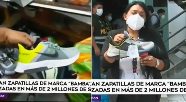Puente Piedra: PNP Incauta locales que fabricaban zapatillas Nike, Adidas y Pumas falsas