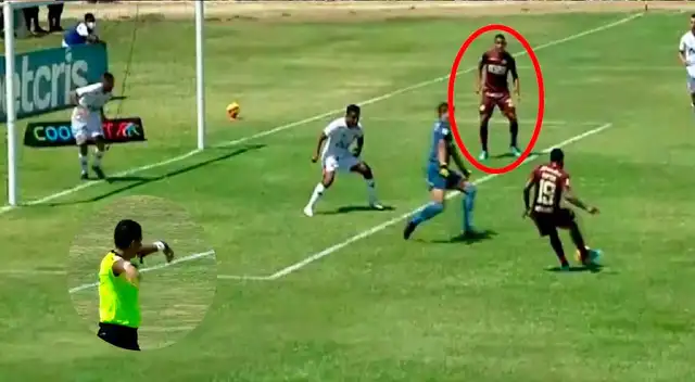 Gol de Álex Valera a Grau fue anulado por supuesta posición adelantada. Gol de Álex Valera a Grau fue anulado por supuesta posición adelantada.